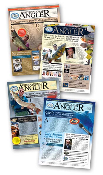 International Angler covers